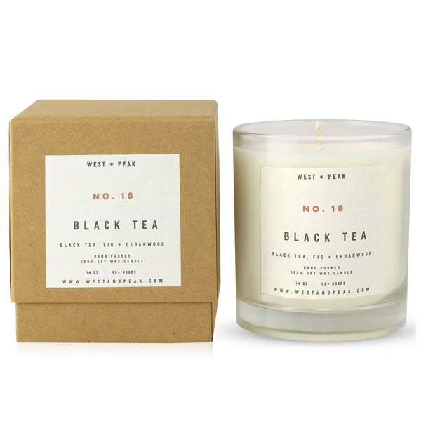 Black Tea -  14 oz Boxed Candle