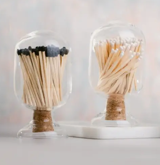 Glass Match Cloche