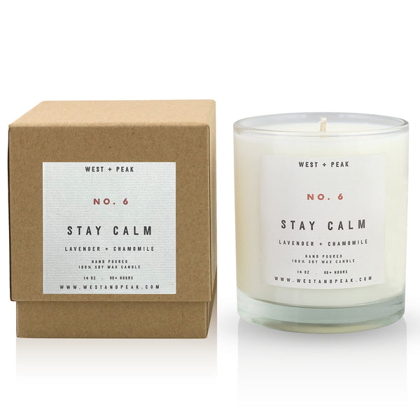 Stay calm - 14 oz Boxed Glass