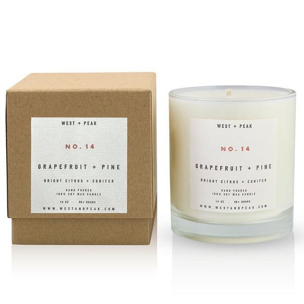 Grapefruit + Pine - 14 oz  Boxed Candle