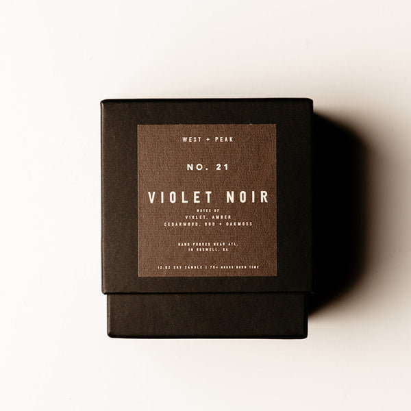Violet Noir - 12oz Boxed Candle
