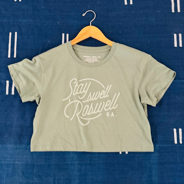 Stay Swell Crop Tee