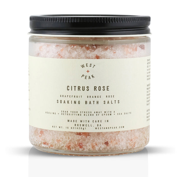 Citrus Rose Soaking Bath Salts