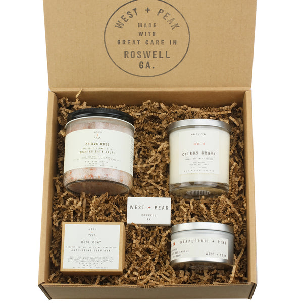 Citrus Rose Deluxe Spa Gift Set