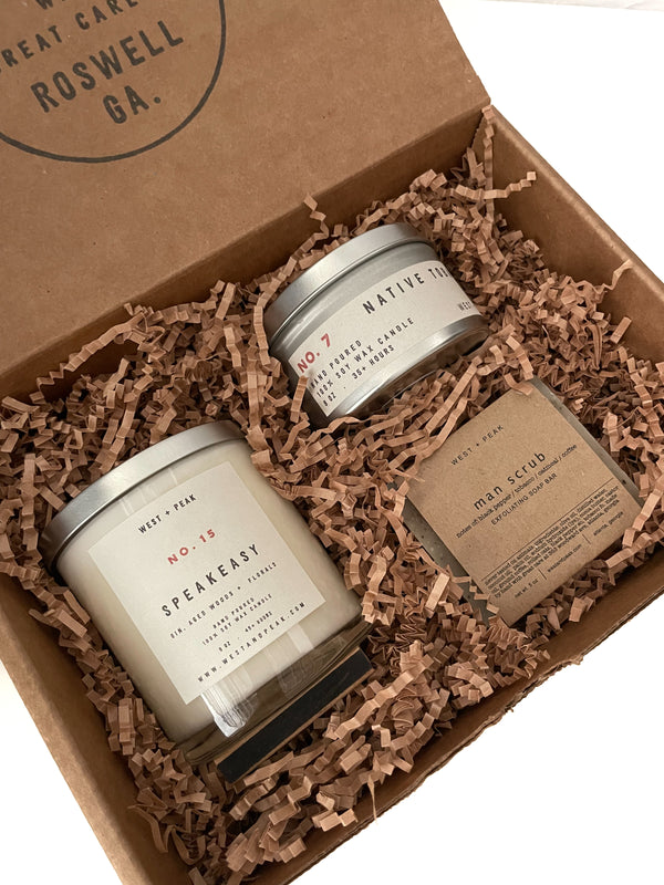 The Candle + Soap Collection, for Him