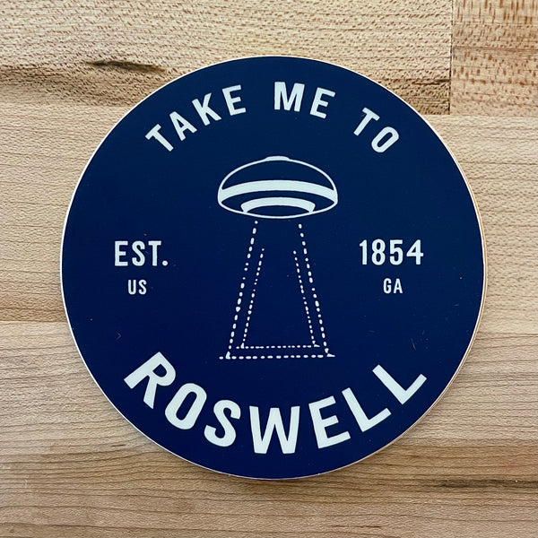 Take Me to Roswell Sticker