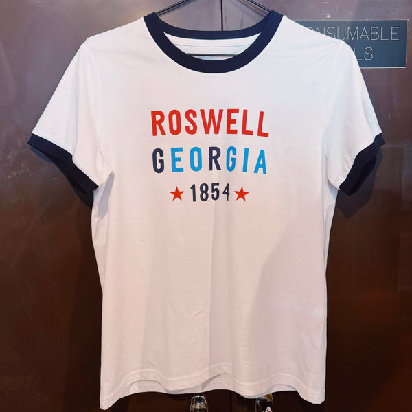 Roswell Georgia 1854 Ringer Tee