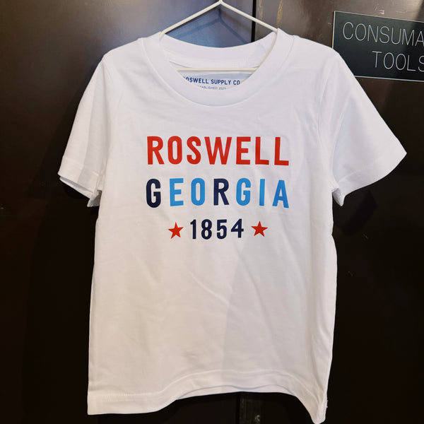 Roswell, Georgia 1854 Kids Tee