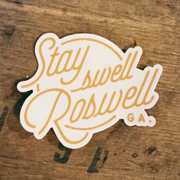Stay Swell Roswell Die Cut Sticker