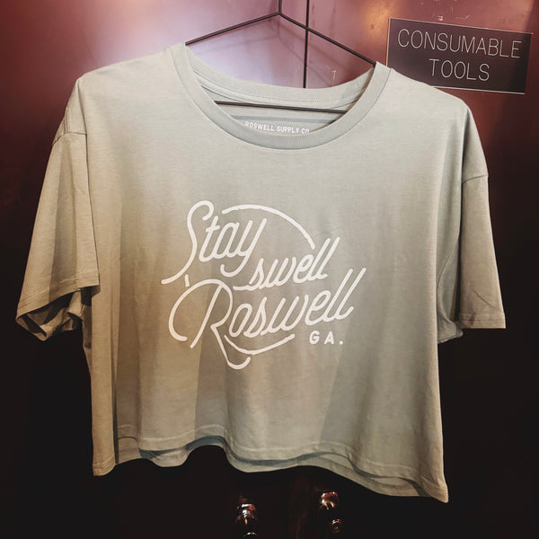 Stay Swell Crop Tee