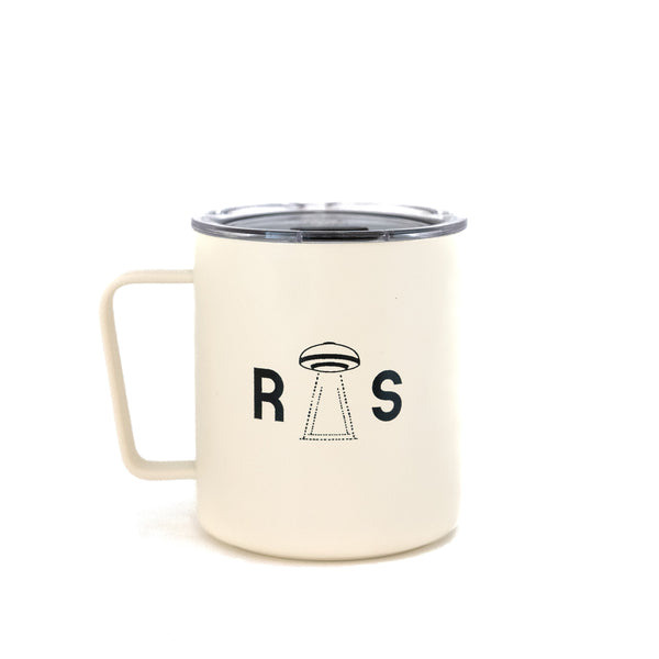 Roswell Supply Co. Vintage White Camp Cup - 12 oz