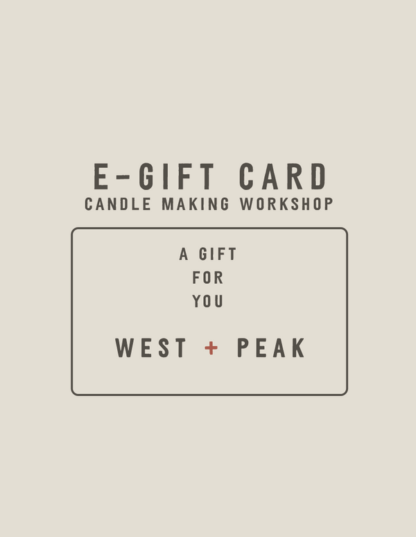 Candle Making Workshop Gift Card