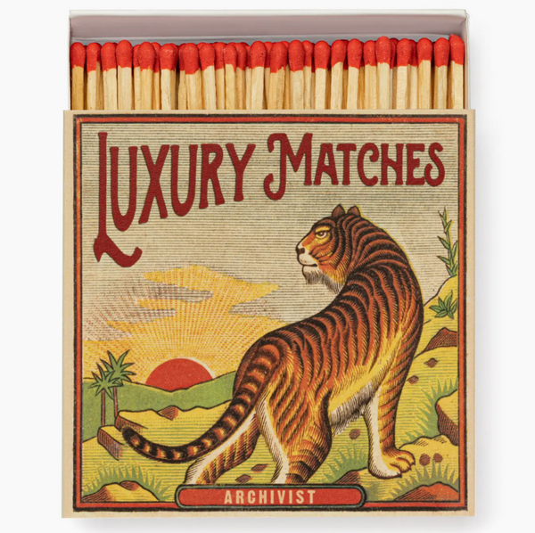 Archivist Square Decorative Matchbox