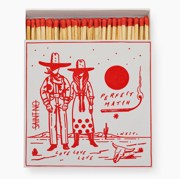 Archivist Square Decorative Matchbox