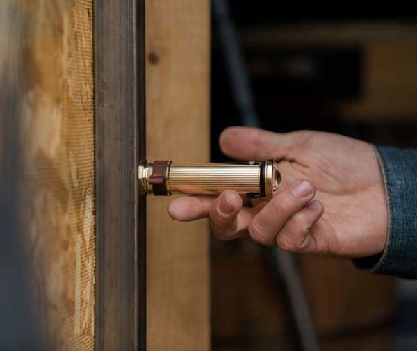 Mini Brass Flashlight
