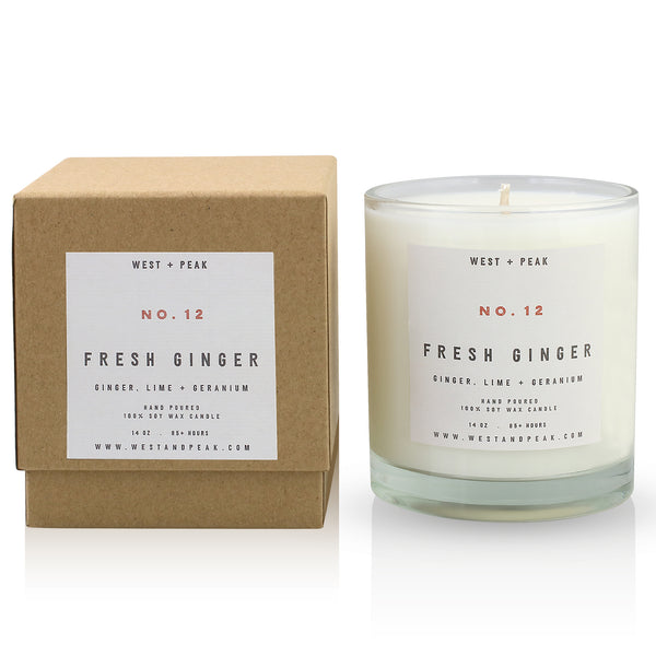 Fresh Ginger - 14 oz Boxed Candle