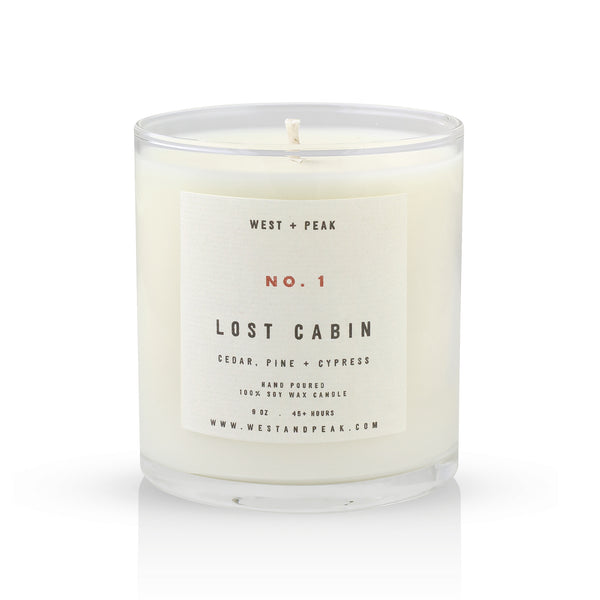 Lost Cabin - 9 oz Glass Candle