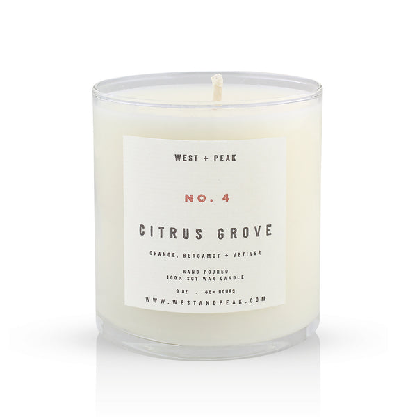 Citrus Grove - 9 oz Glass Candle